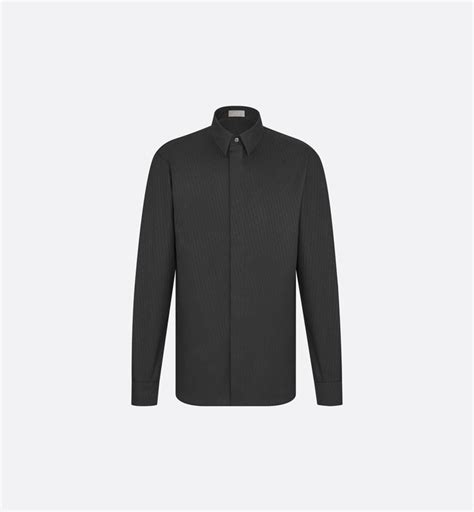 dior oblique shirt black